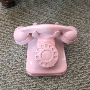 Baby pink phone room decoration